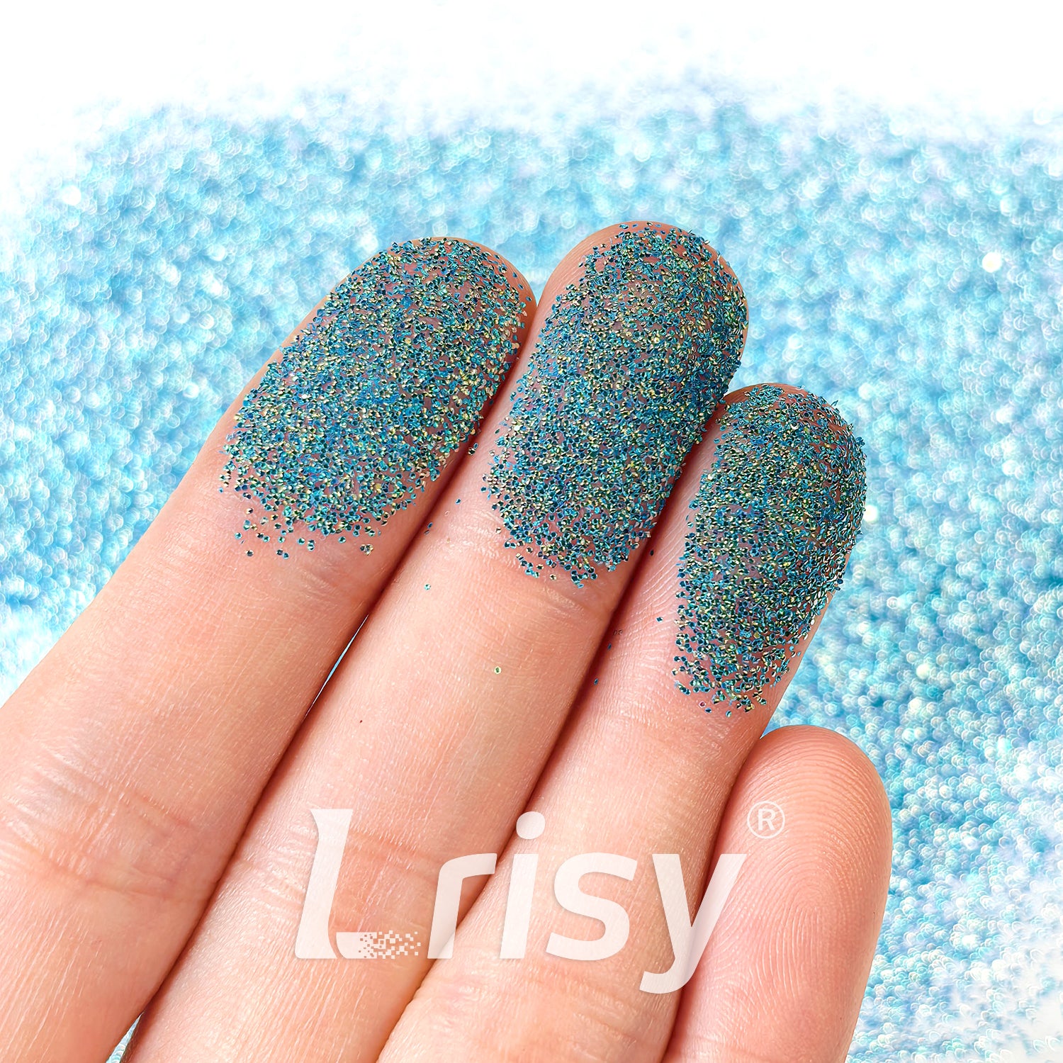 0.4mm Sea Blue 3D Bubble Translucent Glitter C-PPE331