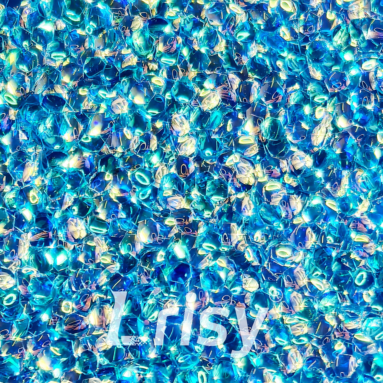 1mm Sea Blue 3D Bubble Translucent Glitter C-PPE331