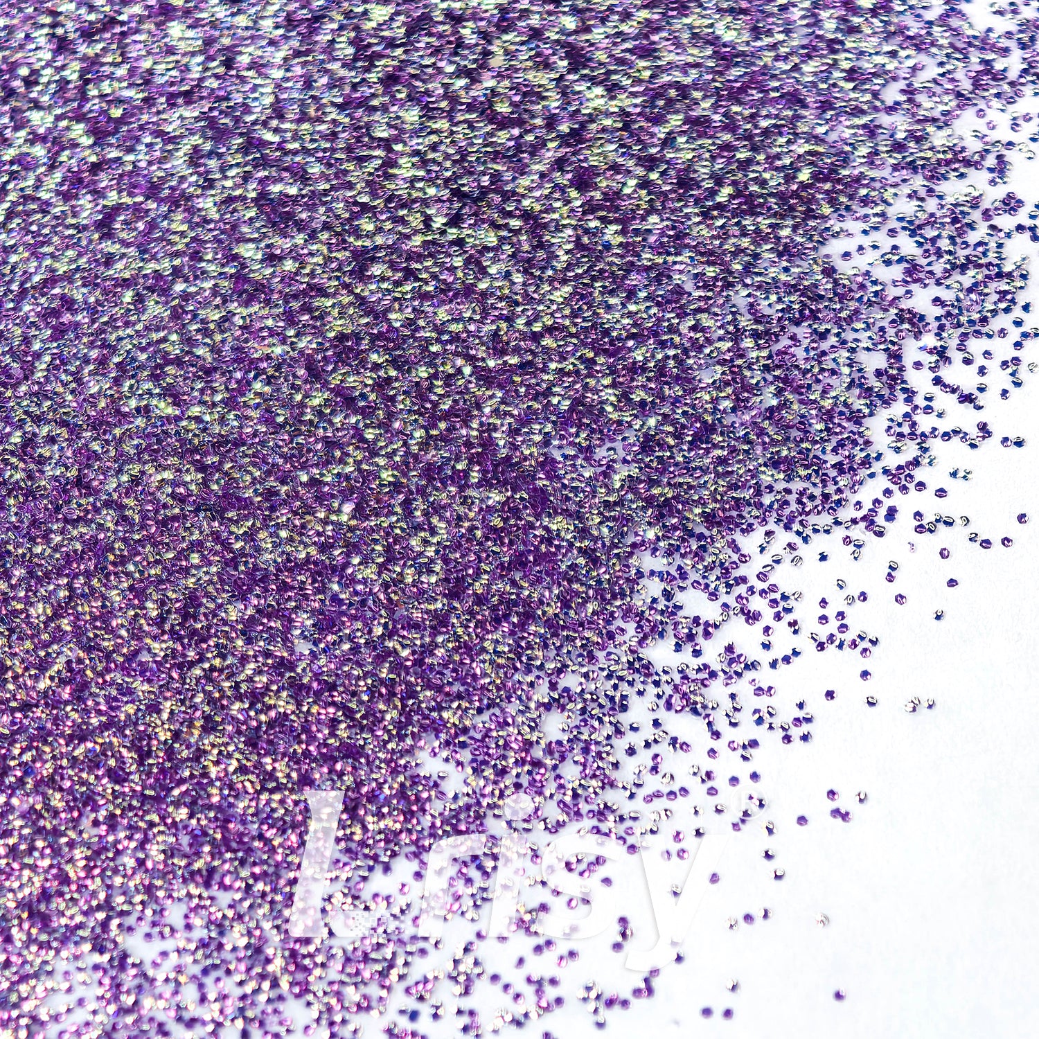 0.4mm Purple 3D Bubble Translucent Glitter C-PPE332