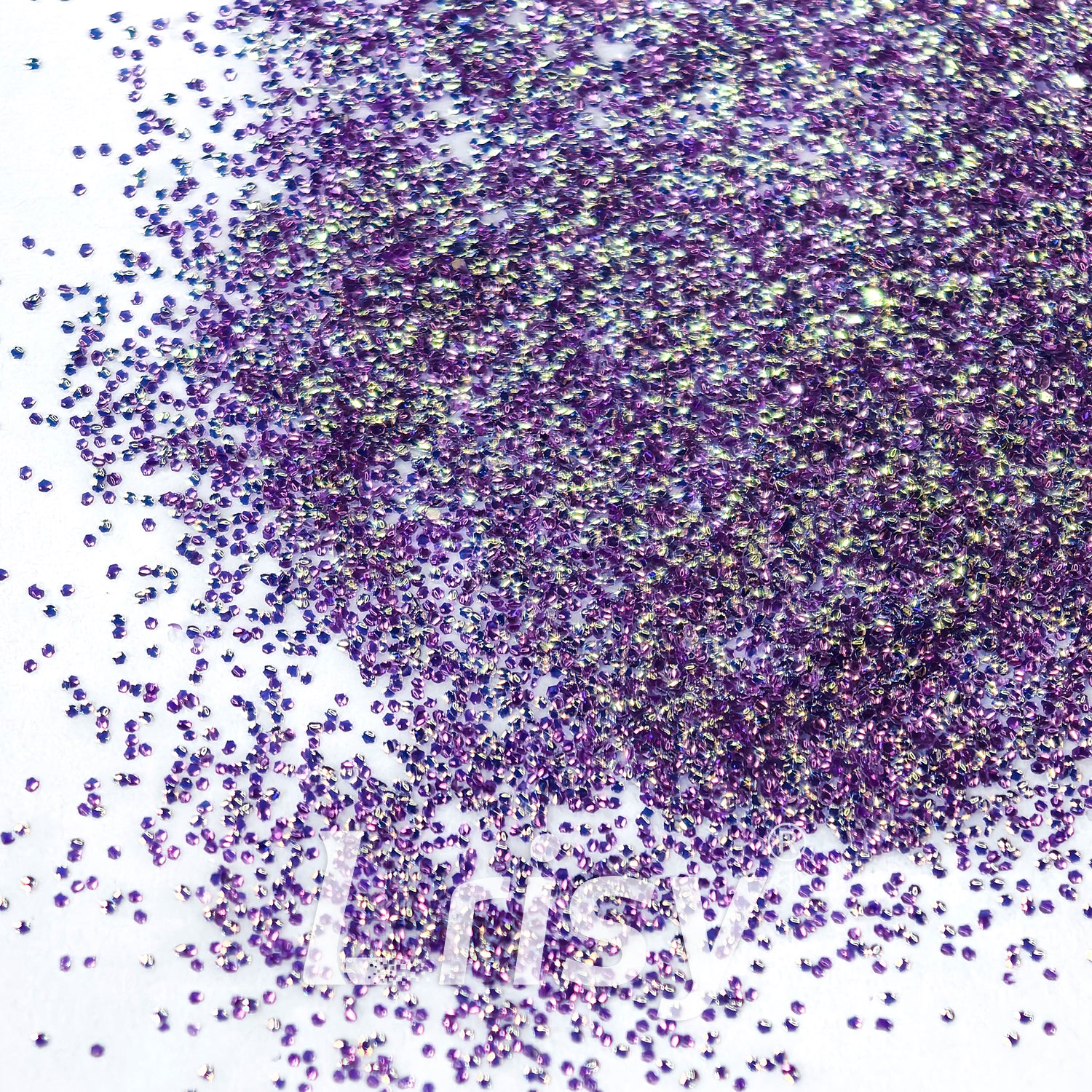 0.4mm Purple 3D Bubble Translucent Glitter C-PPE332