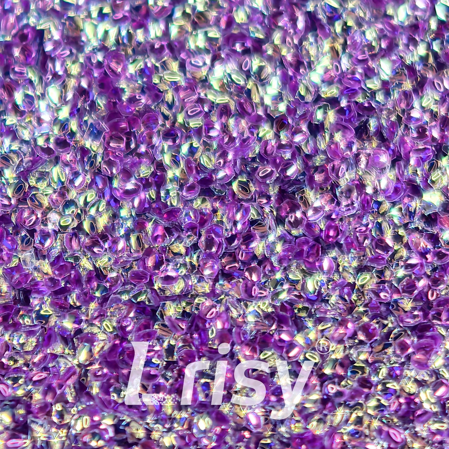 0.4mm Purple 3D Bubble Translucent Glitter C-PPE332