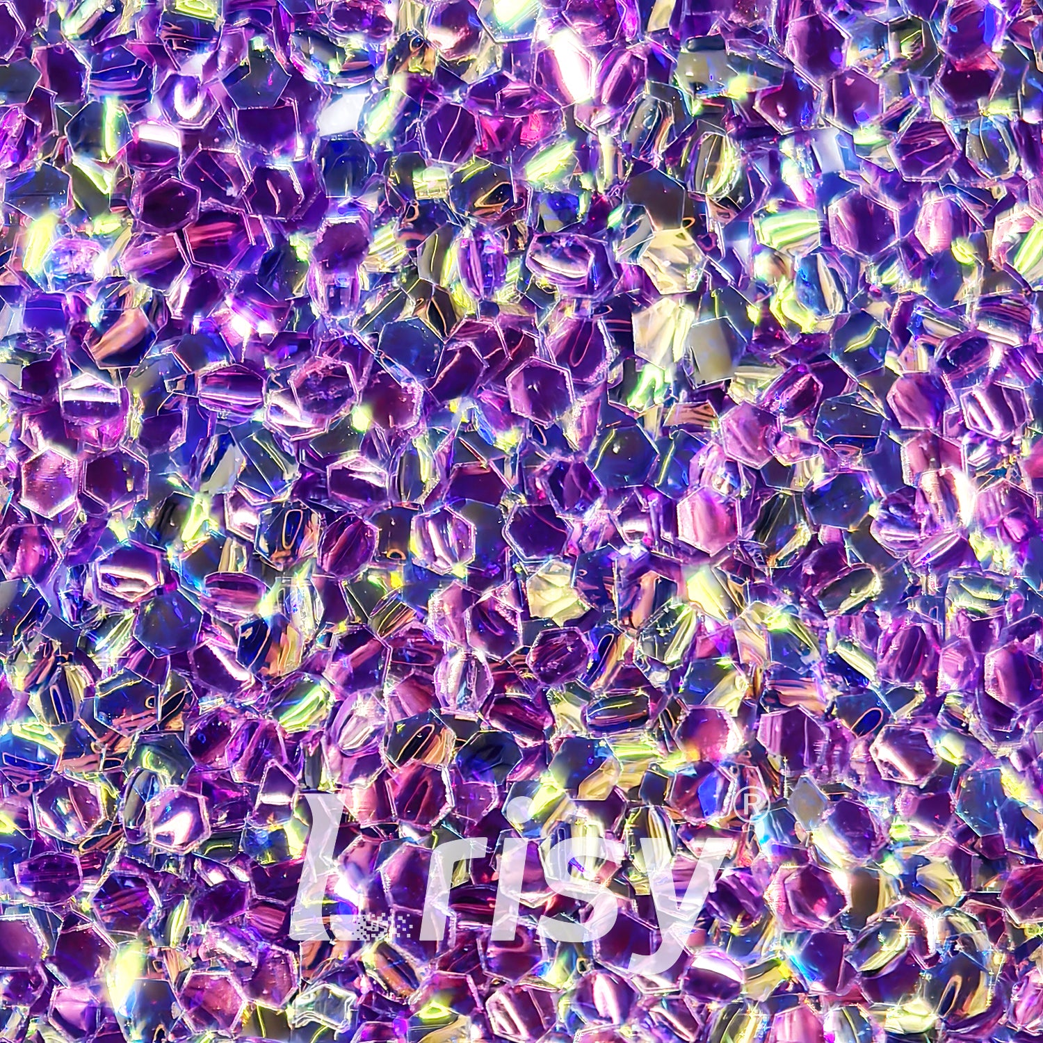 1mm Purple 3D Bubble Translucent Glitter C-PPE332