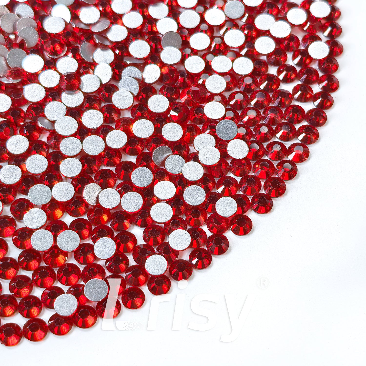 4.6-4.8mm American Red Flat Back Rhinestones FBRS017