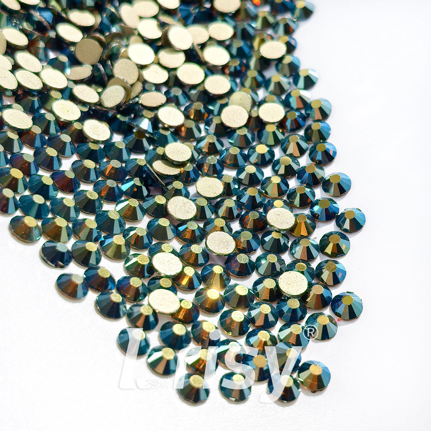 4.6-4.8mm Gold Phantom Flat Back Rhinestones FBRS103