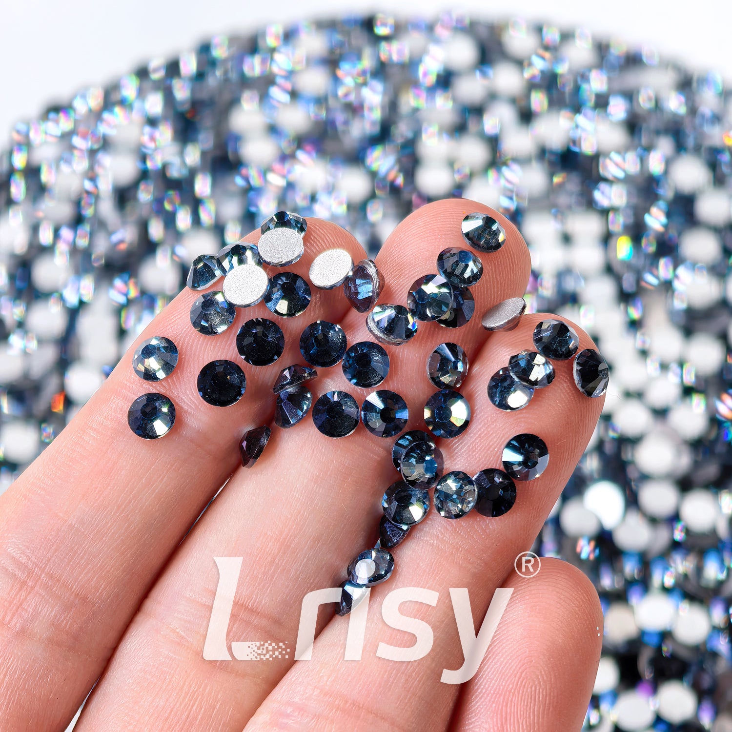 4.6-4.8mm Light Violet Flat Back Rhinestones FBRS107