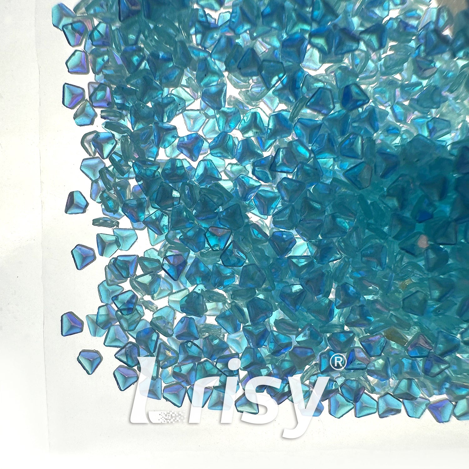 1.5mm 3D Diamond Shapes Sky Blue Glitter WG115