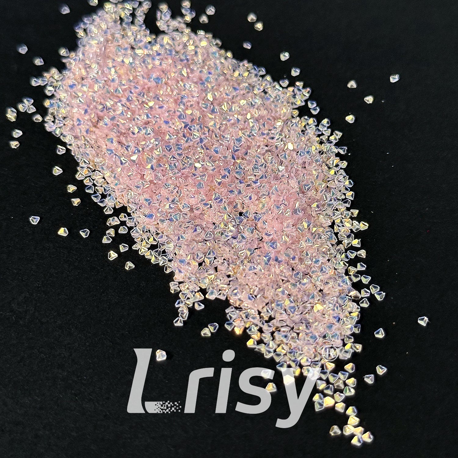 1.5mm 3D Diamond Shapes Dream Pink Glitter WG124