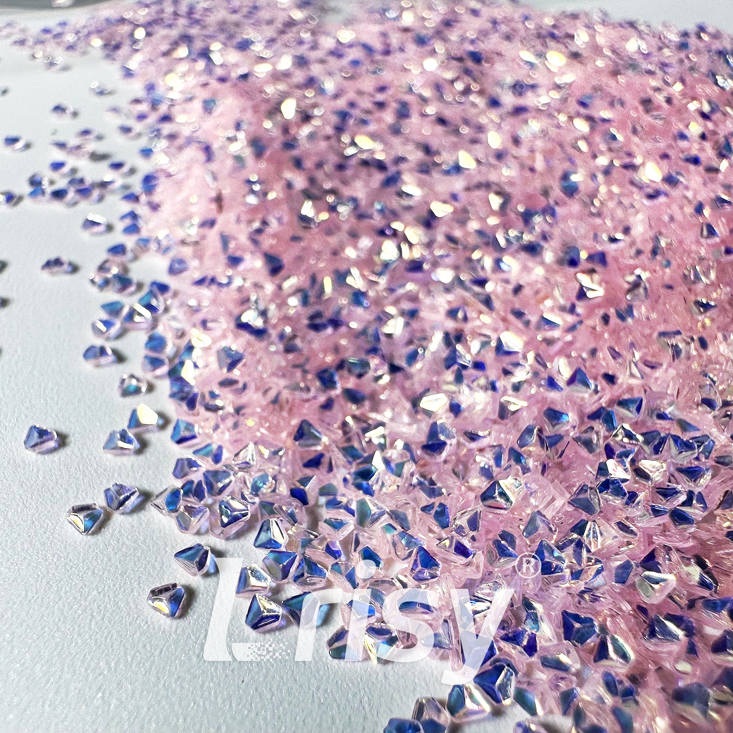 1.5mm 3D Diamond Shapes Dream Pink Glitter WG124