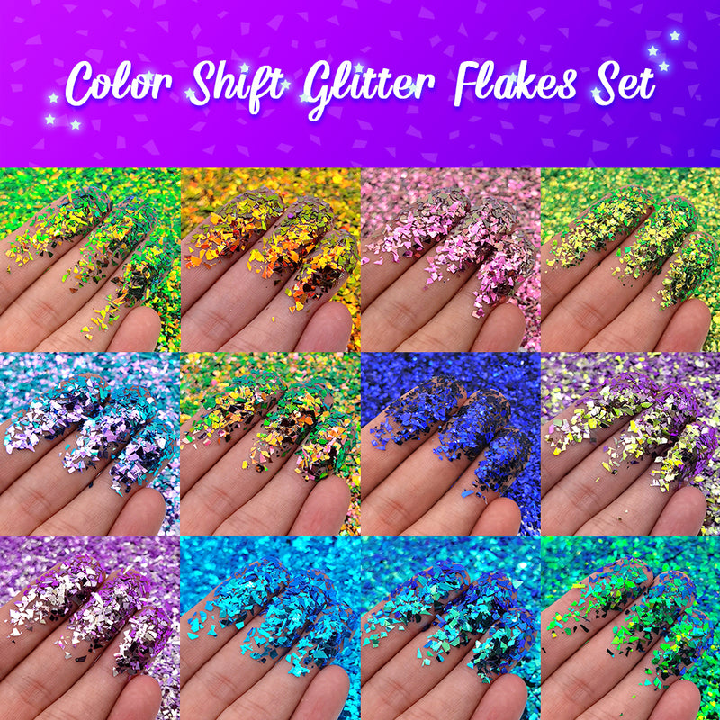 chameleon chunky glitter wholesale 12 color