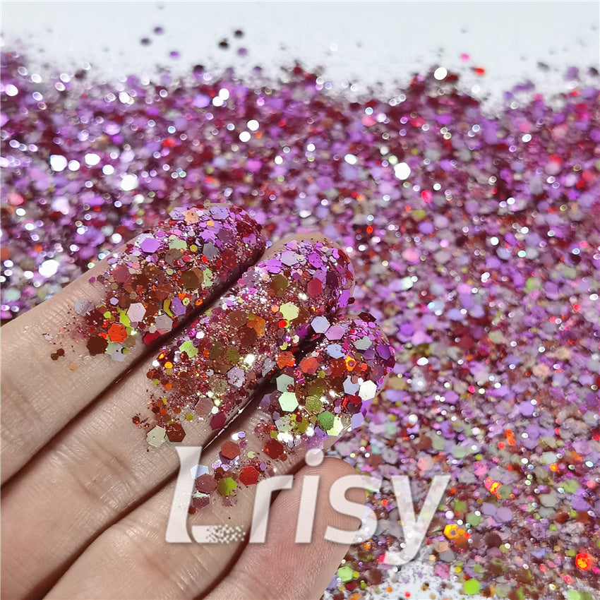 General Mixed Iridescent Phantom Purple Glitter C-BSL003 – Lrisy