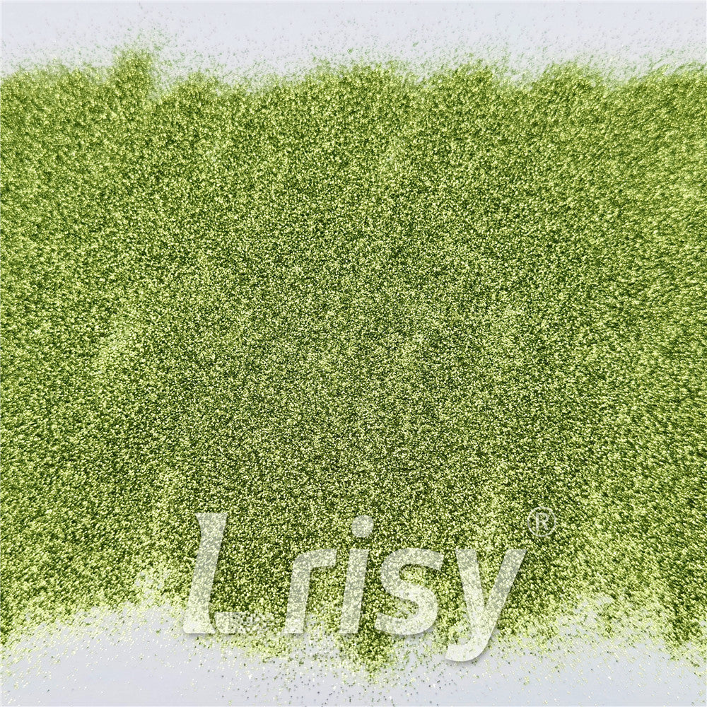 0.3mm Light Green Fine Glitter Pure Color B0600