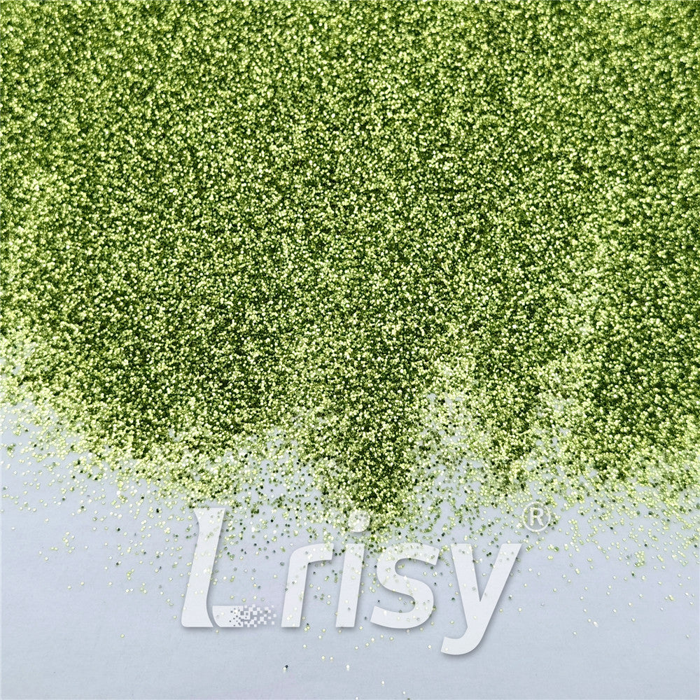 0.3mm Light Green Fine Glitter Pure Color B0600