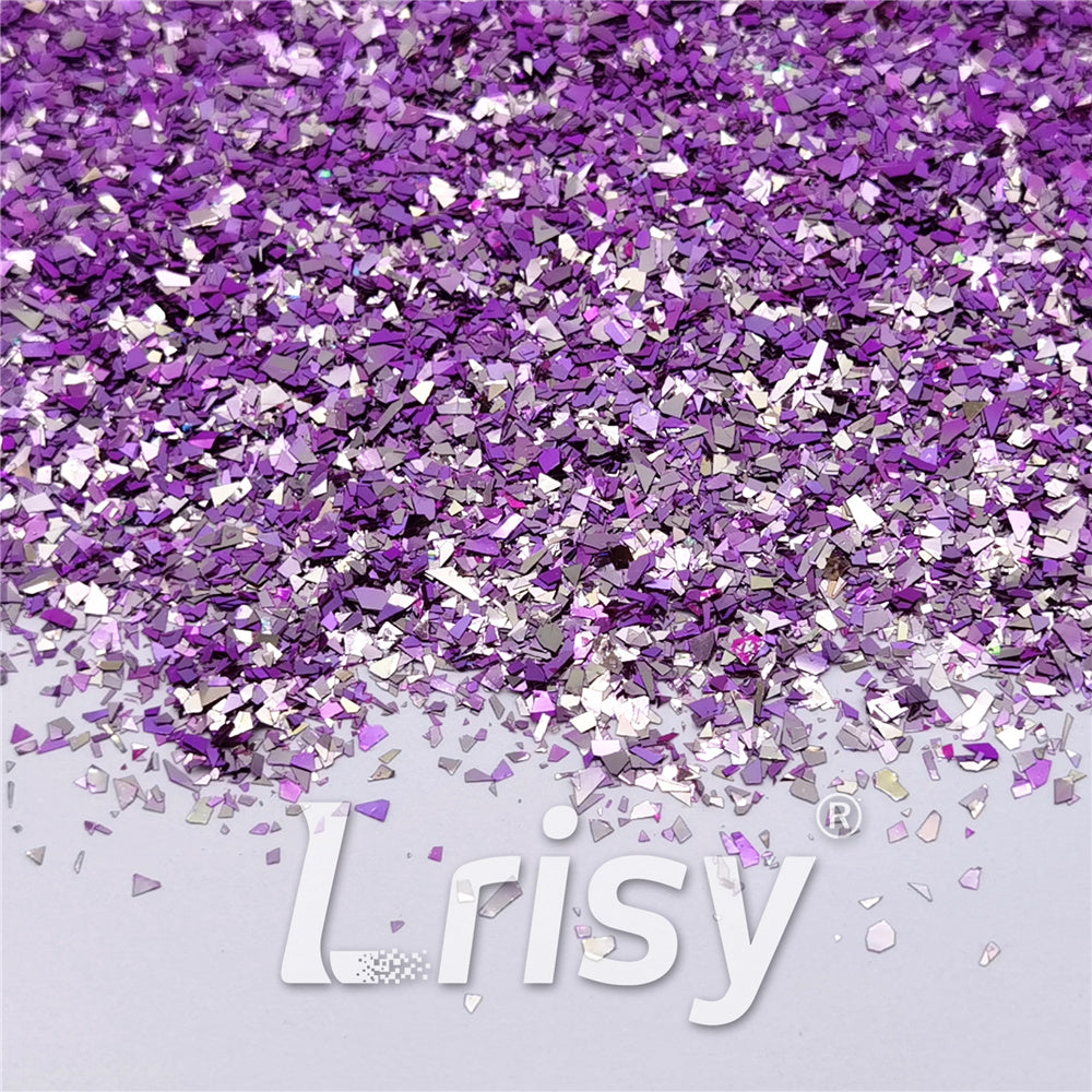 Iridescent Phantom Purple Color Shift Glitter Flakes C-BSL7824 2X2