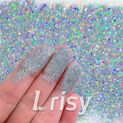 NailArt super fine glitter for nails SANDY GLITTER AB PINK - Fantasy Nails