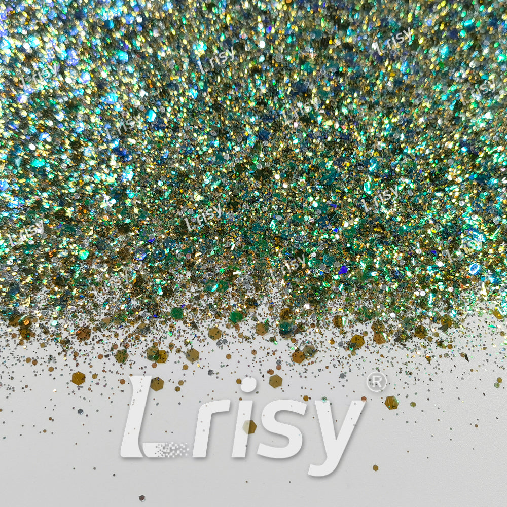 Custom Mixed Iridescent Glitter MIX087 (By KC)