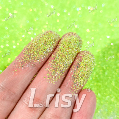 Mint Light Green, Extra Fine Iridescent Glitter
